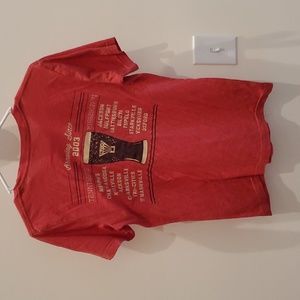 Red Yazoo Brewing tee, size small